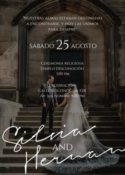 INVITACIÓN DE BODA 