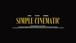 simple cinematic