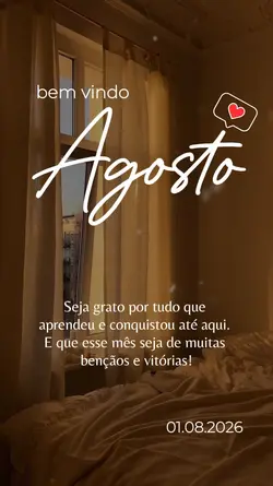 Bem-vindo Agosto