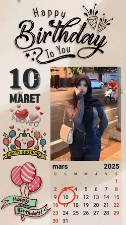 10 Maret Brithday
