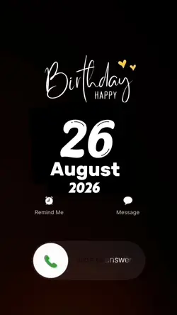 Hbd 26 August 2026