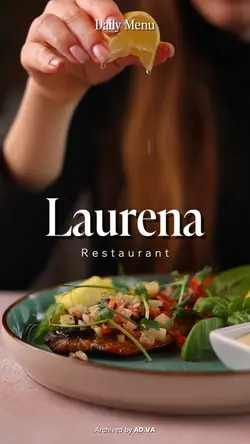 Restaurant food menu