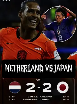 Netherland vs japan