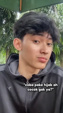 coba pake hijab ah
