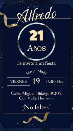 Cumpleaños masculino
