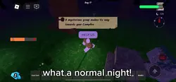 What a normal night!
