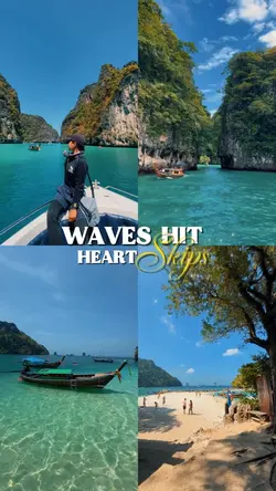 Waves hit heart ship