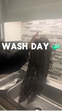 Wash Day Wig routine