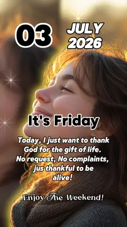 it's Friday
