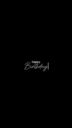 Happy birthday