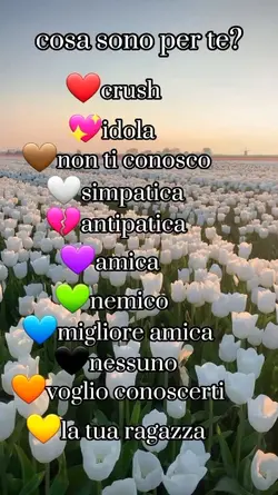 cosa sono per te?