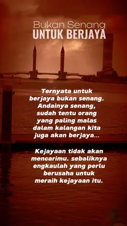 BERJAYA BUKAN SENANG