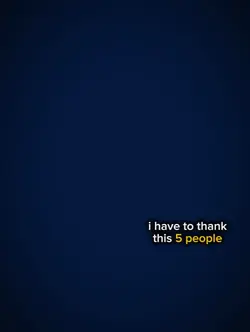 i have to thank