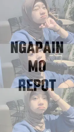 ngapain repot