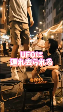 UFOに連れ去られる