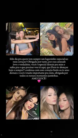 Parabéns amiga