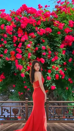 Among the flowers