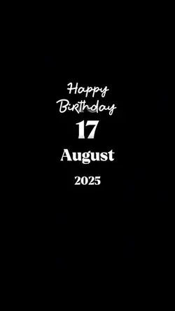 Birthday 17 august