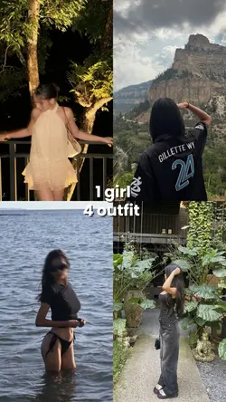 1girl 4outfit