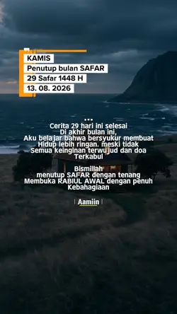 penutup bulan safar
