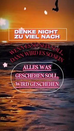 Was geschehen soll..
