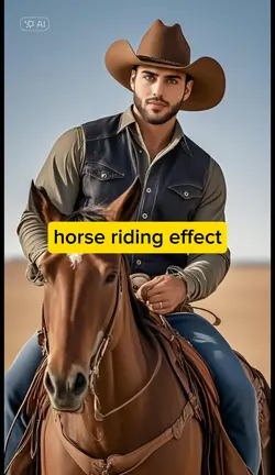 horse riding effect
