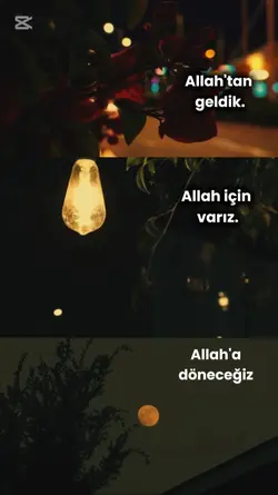 Allah'a döneceğiz.