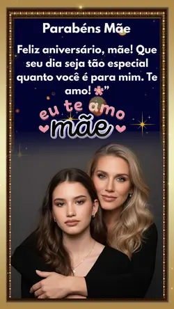 Aniversário mãe 
