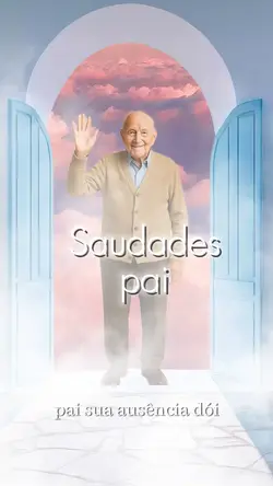 saudades pai