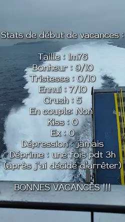 stats de vacances
