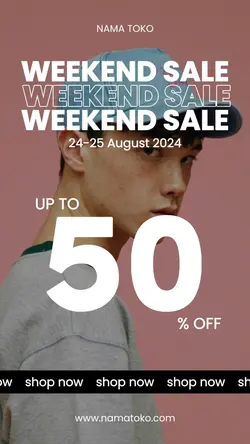 promo : weekend sale
