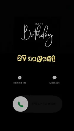 27 august is calling