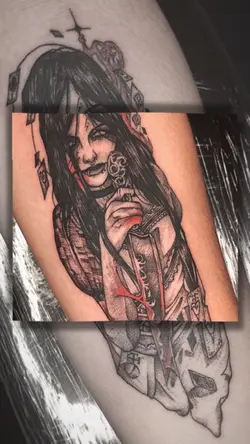 Witch Tattoo 1Pic 👧🏻🔪