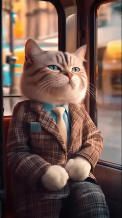 Cat funny Ai video 