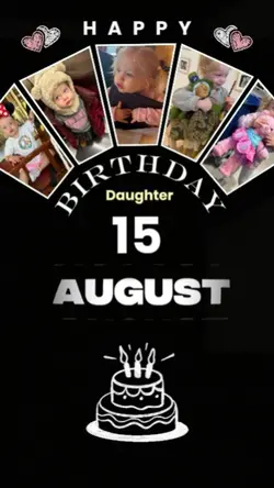 hbd daughter 15 augu
