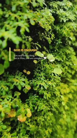 God is enough. 