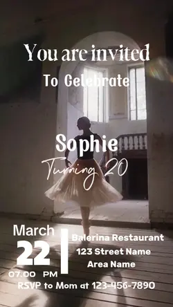 B'Day Invitation