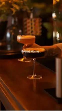 making a drink