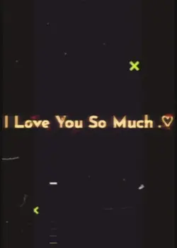 I love you so much 