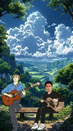 Animasi menggitar