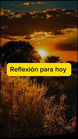 Reflexión de hoy…