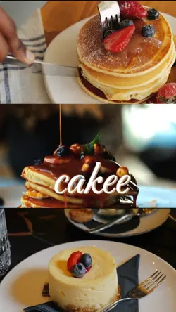 mini vlog food cake