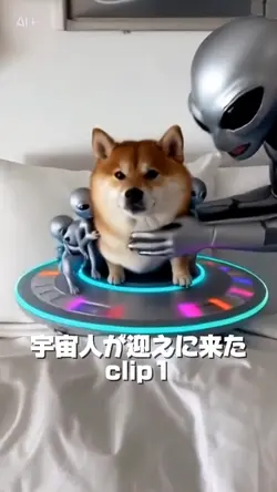 宇宙人が迎えに来た