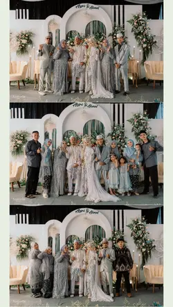 3 foto keluarga