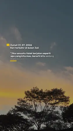 Jumat 31 Juli 2026