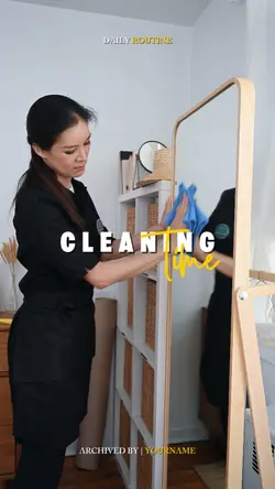 Cleaning time
