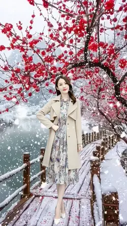 Ghép Cảnh Tuyết Rơi