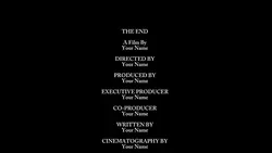 Movie Outro Credits