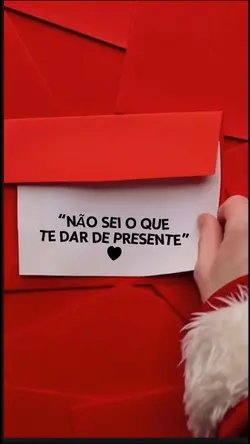 SEU PRESENTE CHEGOU