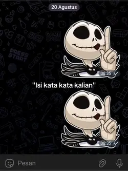 Stiker gerak viral